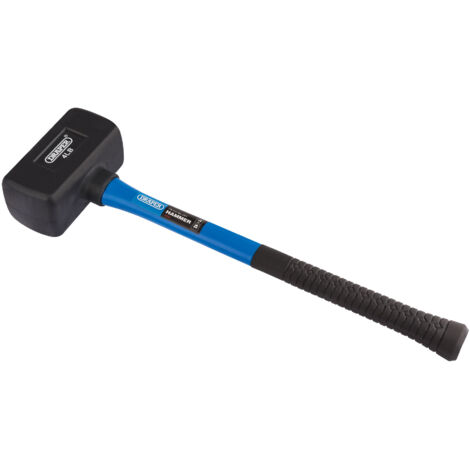 Draper 4lb (1.8kg/64oz) Rubber Dead Blow Hammer with Fiberglass Shaft – Model 74319 (1/5)