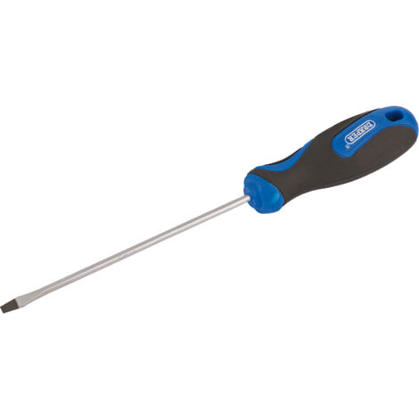 Draper 48920 Soft Grip Plain Slot Screwdriver, 3.2 x 100mm (1/5)