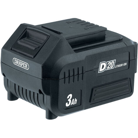 DRAPER REPLACEMENT BATTERY D20 20V 3.0AH CORDLESS INTERCHANGEABLE LI-ION 00649 (1/5)