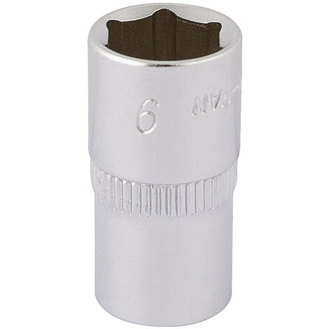 9mm 1/4-Inch Drive Hexagon Socket (11098) for Elora and Draper Tools, Metric 1/4" Square Drive Hex Socket (1/5)