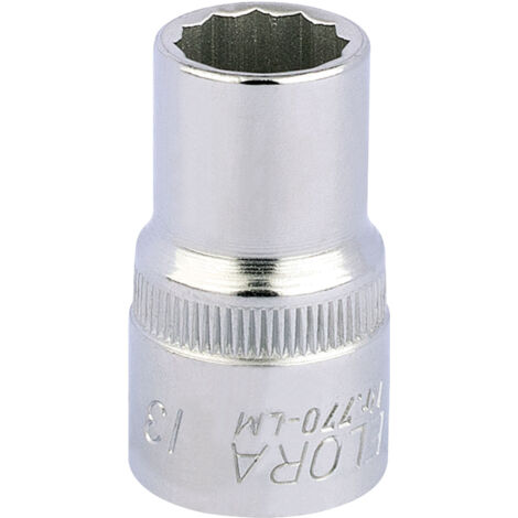 Draper 13mm Bi-Hexagon Socket for 1/2" Square Drive – Metric 13mm Hex Socket Tool (Model 24583) (1/5)