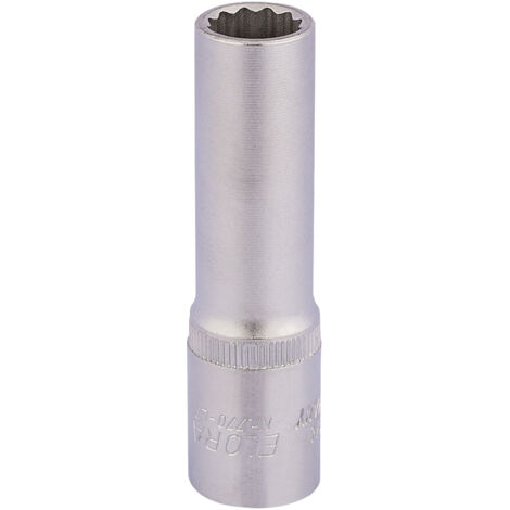 Draper 13mm Bi-Hex Deep Socket for 1/2" Drive – Metric Square Drive Deep Hexagon Socket, Model 11933 (1/5)