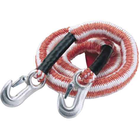 Draper 2500kg Heavy-Duty Concertina Tow Rope (Model 67256) for Towing and Heavy-Duty Applications
