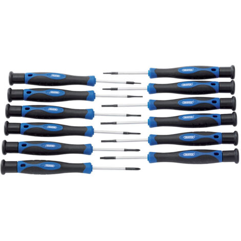 Draper 12-Piece Precision Screwdriver Set for Fine and Detailed Work (1/5)