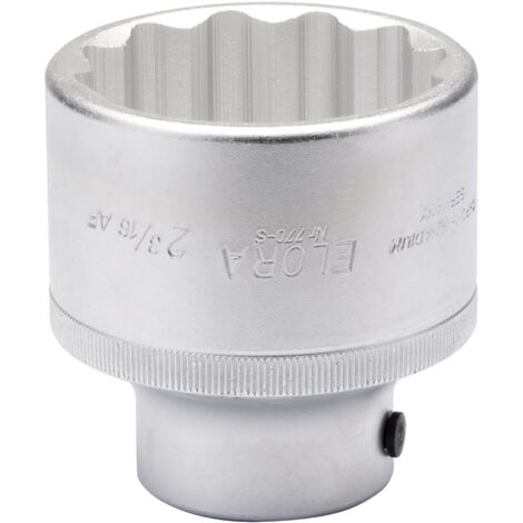 Elora 2.3/16" Bi-Hexagon Socket, 3/4" Drive, Hardened, Tempered, and Chrome-Plated, Model 00658 (1/5)