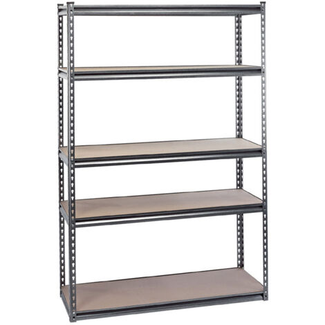 Draper Expert Heavy Duty Steel Shelving Unit - Five Shelves (L1220 x W450 x H1830mm) (21663) (1/5)