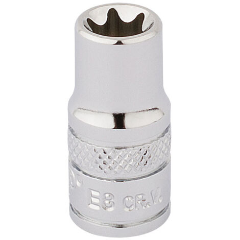 Draper 1/4" Square Drive TX-STAR® Socket (E8) - Model 34132 (1/5)