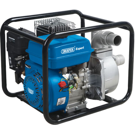 High-Performance Draper 4.8HP Petrol Water Pump with 500L/Min Flow Rate (Model 64065, 50mm Outlet)
