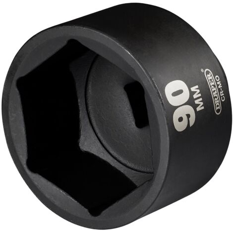 Draper 90mm (3.54 inch) HI-TORQ Impact Socket, 1" Square Drive, Standard Length, 6-Point Design (1/2)