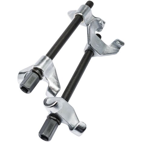Draper Tools Shock Absorber Spring Compressors Set – 2 Pieces, 220mm, Silver