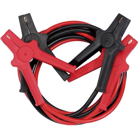 Heavy-Duty 3m (10ft) Booster Cables with 18mm² Copper Clamps – High-Performance Jump Starter Cables for Car Battery Emergency Use (1/5)