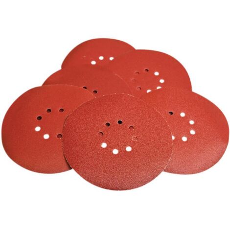 Evolution 078-0090 Dry Wall Sander Pads 80G Pack of 6 – Compatible with EVLDWSPAD80 Power Tools (1/2)
