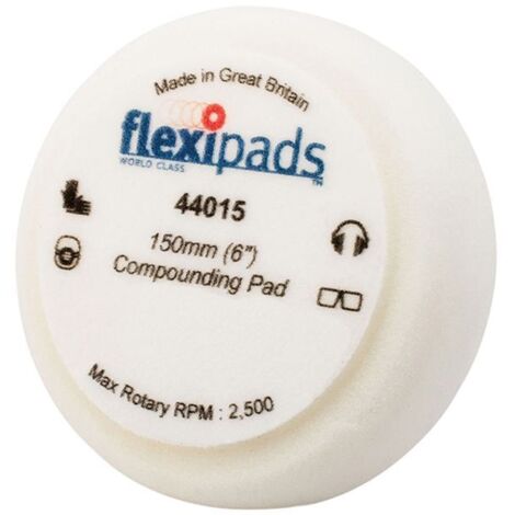 Flexipads World Class 44015 White Compounding Foam 150 x 50mm GRIP FLE44015