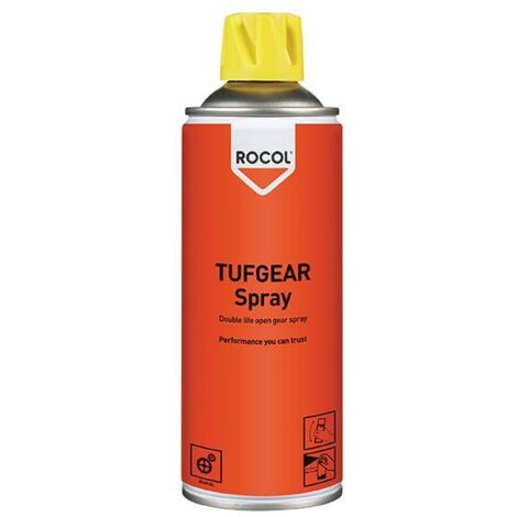 Rocol Tufgear Open Gear Lubricant Spray 400ml (1/3)