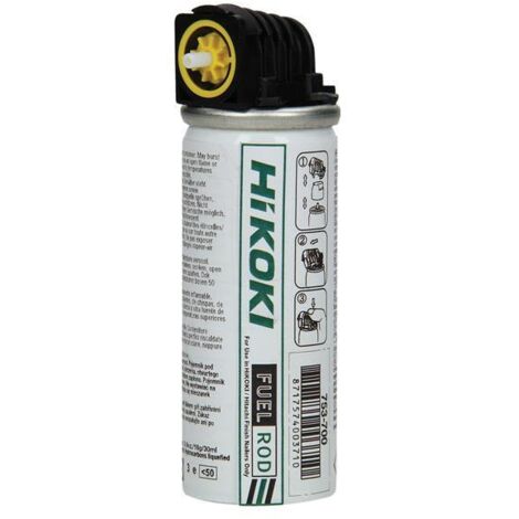 HiKOKI Hitachi 753700/12 Fuel Rod Gas Cell for NT65GS/NT65GB Nailers - Replacement Part for NT65 Series