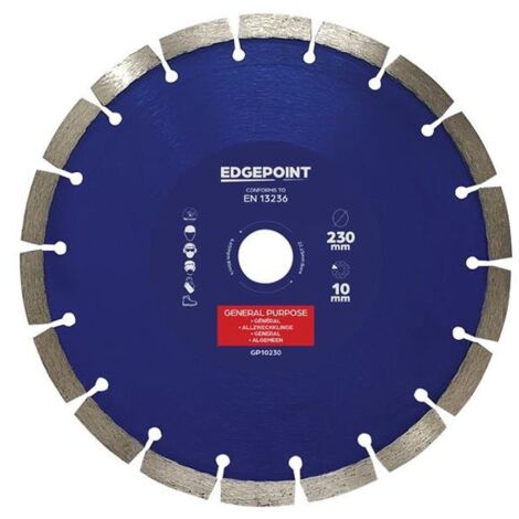 EdgePoint GP10230 230mm General-Purpose Diamond Blade for Versatile Cutting Applications