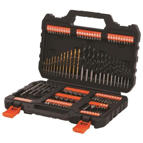 BLACK + DECKER A7200-XJ A7200 Mixed Drilling and Screwdriving Set 109 Piece B/DA7200