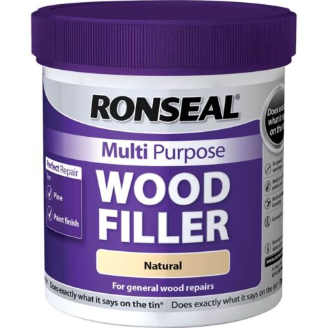 Ronseal 930g Multipurpose Natural Wood Filler Tub - Professional-Grade, Easy to Use, Suitable for All Wood Surfaces