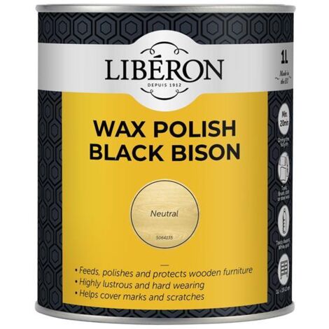 Liberon Black Bison Wax Paste Neutral 1kg LIBBBPWN1N (1/2)