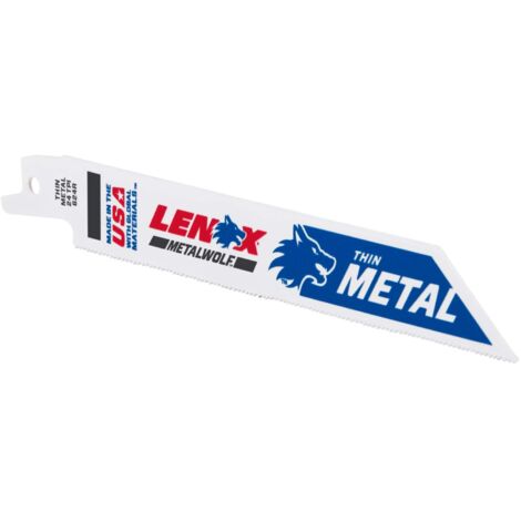Premium Set of 5 150x20mm 24-Tooth Sabre Saw Blades by Lenox