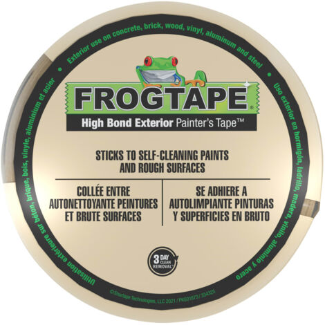 Shurtape FrogTape High Bond Exterior Painter's Tape – 36mm x 55m, Premium Masking Tape for Outdoor Painting Projects