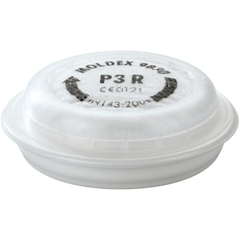 Moldex EasyLock P3 R Particulate Filter (Retail Box of 2) – High-Efficiency Respirator Filter for Dust and Particulates