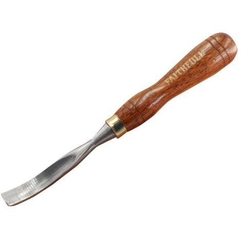 Faithfull FSC Curved Gouge Carving Chisel – 12.7mm (1/2 Inch) Professional Woodworking Tool (1/2)