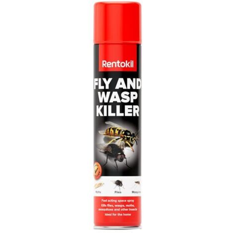 Rentokil FSF127 Fly and Wasp Killer Spray – 300ml for Effective Pest ...