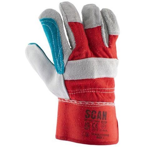 Scan Pro Rigger Gloves Scan SCAGLOHDRIG Heavy Duty Rigger Gloves One Size