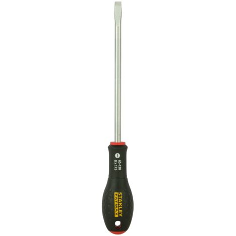 Stanley FatMax Flared Tip Screwdriver – 8.0 x 175 mm Heavy-Duty Precision Tool (1/5)