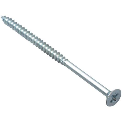 ForgeFix Multi-Purpose Zinc-Plated Countersunk Screws (5 x 90mm, Pack of 100) – Compatible with Pozi Drives