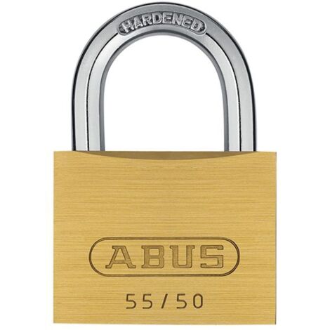 ABUS 35083 55/50mm Brass Padlock Carded ABU5550C