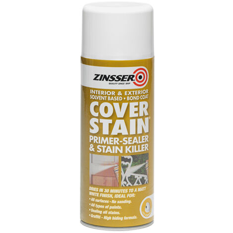 Zinsser ZN7140001E8 Cover Stain® Primer - Sealer Aerosol 400ml ZINCSP400A