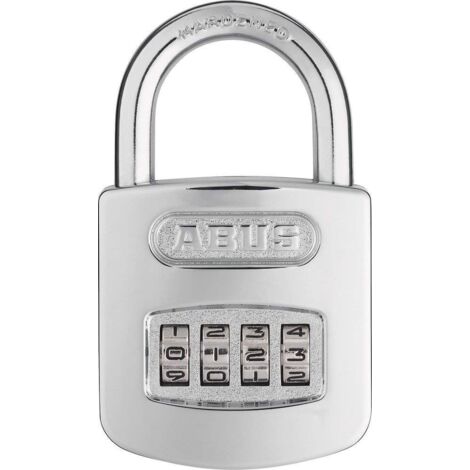 ABUS Mechanical 160/50 50mm Steel Case Die-Cast Body Combination Padlock with 4-Digit Code (Model ABU16050C) (1/5)