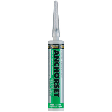 Everbuild ANCHGREEN Green 300 Anchorset Chemical Anchor 300ml EVBANCHGREEN (1/3)
