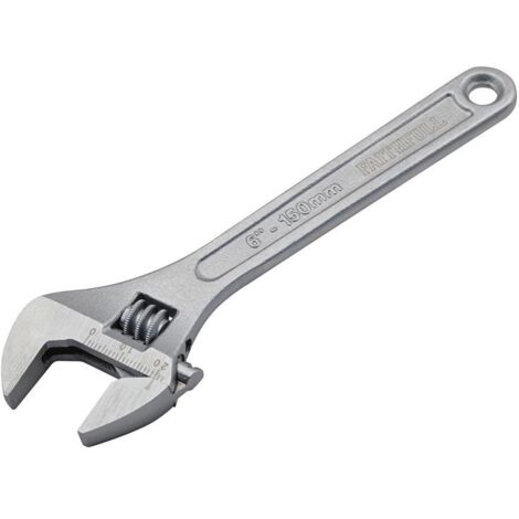 Faithfull UGE3006-V Chrome Adjustable Spanner 150mm (6in) FAIAS150MC
