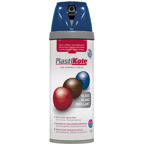 PlastiKote 440.0021112.076 Twist & Spray Gloss Royal Blue 400ml PKT21112