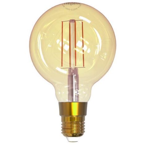 Link2Home L2HFE27L6W Wi-Fi LED ES (E27) Balloon Filament Dimmable Bulb, White 470 lm 5.5W LTHFE27L6W