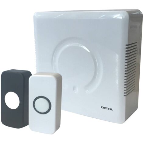 Deta Vimark C3504 Wired Door Bell Chime and Push Kit DETC3504
