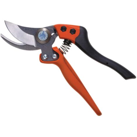 One-Handed Pruning Shears "PX-M2" with Sliding Cut, 20mm Diameter, 22cm Length, Ergonomic Elastomer-Grip Handle