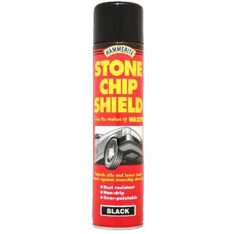 Hammerite 5092832 Stonechip Shield Black Aerosol 600ml HMMSCSBA600