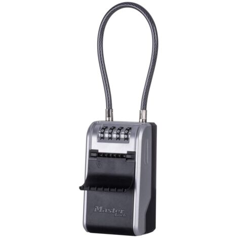 Master Lock Outdoor Key Storage Box with Handle – Large Capacity, High Security, New Design, 19.6 x 7.6 x 5.6 cm