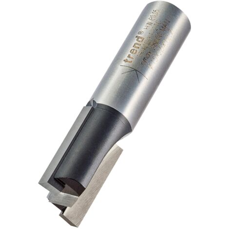 Trend TR40D 1/2" Shank TCT Two-Flute Cutter, 15mm Diameter, 25mm Length, Long Shank for Drilling and Milling (1/5)