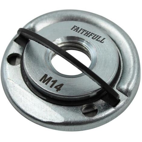 Faithfull Fixtec Quick-Change M14 Angle Grinder Locking Nut for Easy Tool Replacement