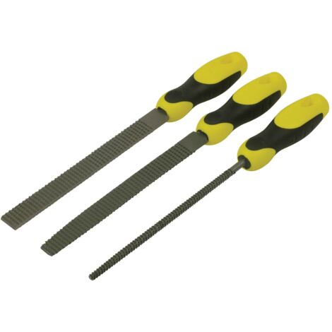 Stanley® 3-Piece Handled Rasp Set for Woodworking and Metalworking - Model STA022477