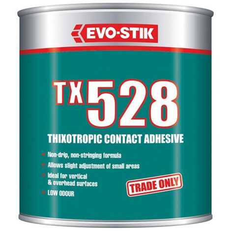 EVO-STIK 30603375 TX528 Thixotropic Contact Adhesive 1 Litre EVOTX5281L