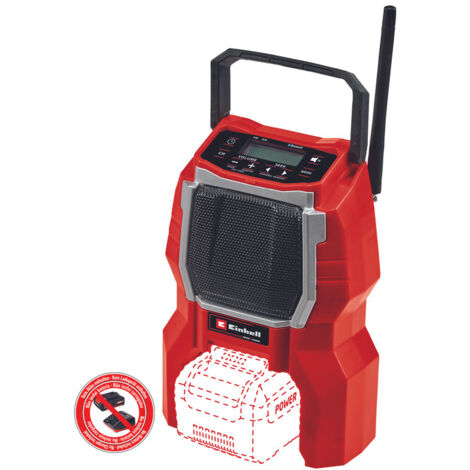 Einhell Cordless Radio TC-CR 18 Li BT - 18V Wireless Bluetooth Radio with LCD Screen, AM/FM Frequencies (Battery and Charger Not Included) (1/5)