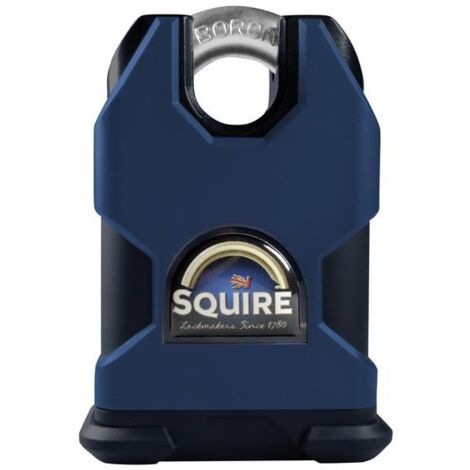 High-security padlock 50mm SS50CS – Closed shackle design for enhanced security – 6-pin tumbler mechanism with 260,000 key variations – Squire (1/7)