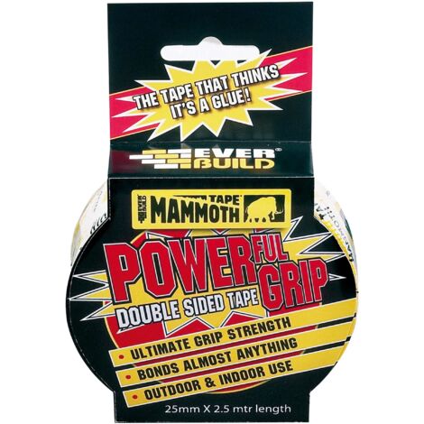 Everbuild Sika Powerful Grip Double-Sided Tape 25mm x 2.5m EVB2PG25