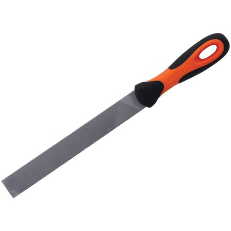 Bahco 2-in-1 ERGO™ Homeowner's Metal File 8-inch (200mm) – Bastard Double and Single Cut, Model BAH153